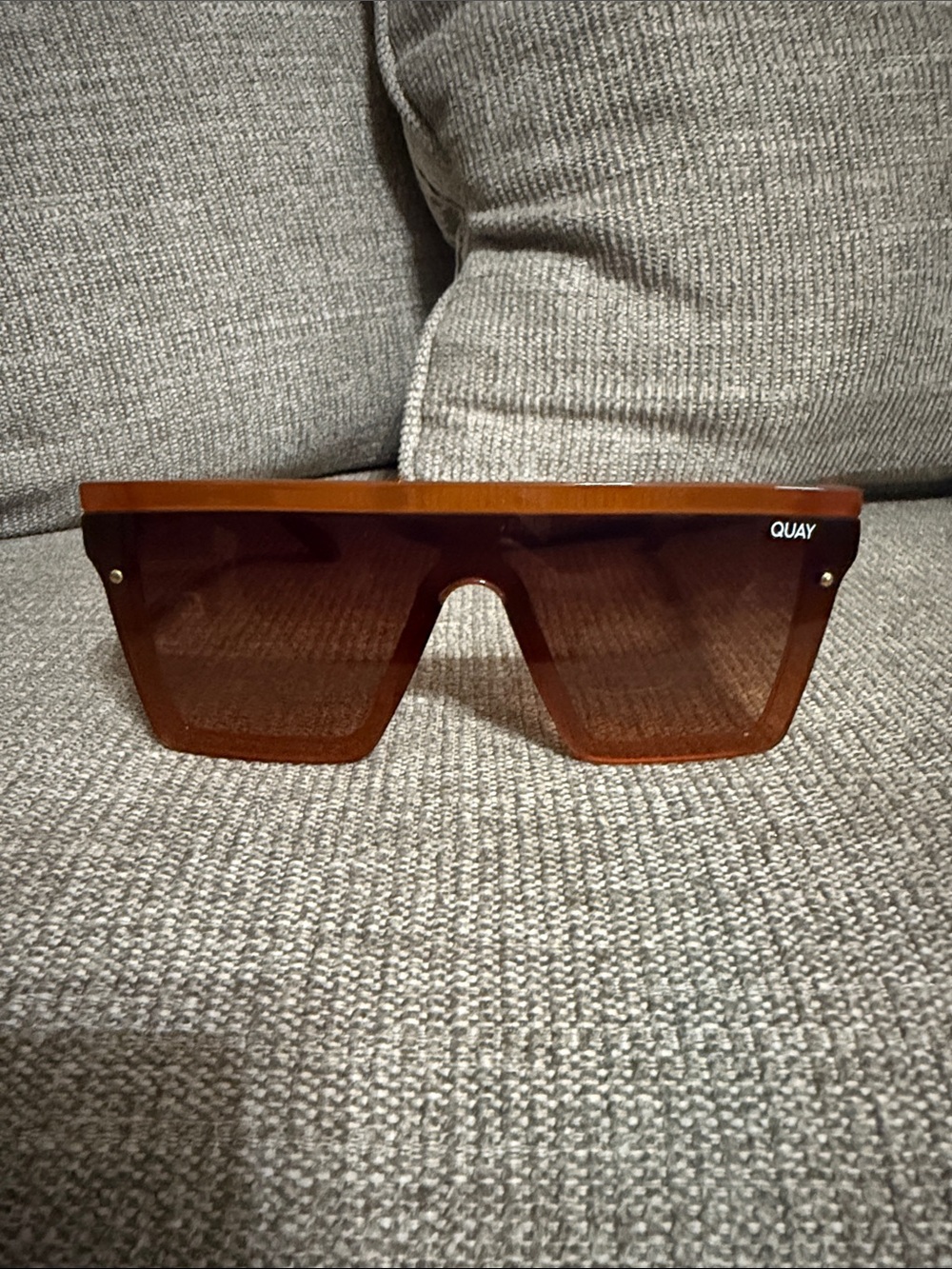 Quay Hindsight Sunglasses in Brown